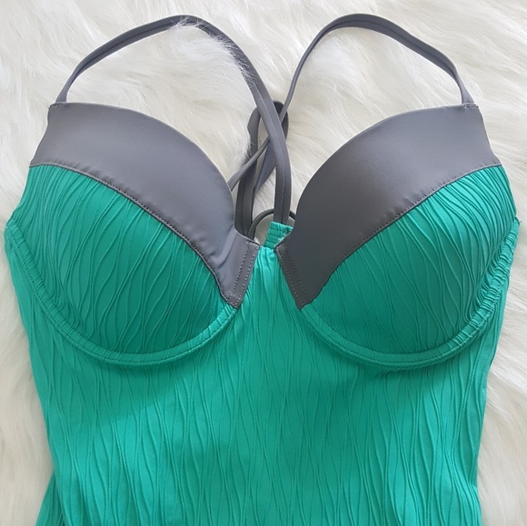 Echo Design Jacquard Underwire One Piece Swimsuit - Picture 5 of 8